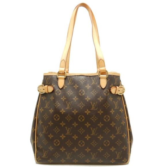 Louis Vuitton Monogram Batignolles Vertical Brown Shoulder Bag - Picture 1 of 8